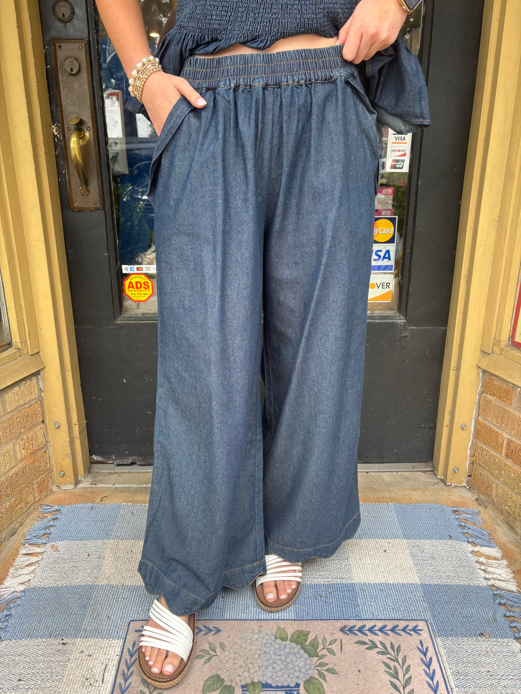 Chambray Charm Pants