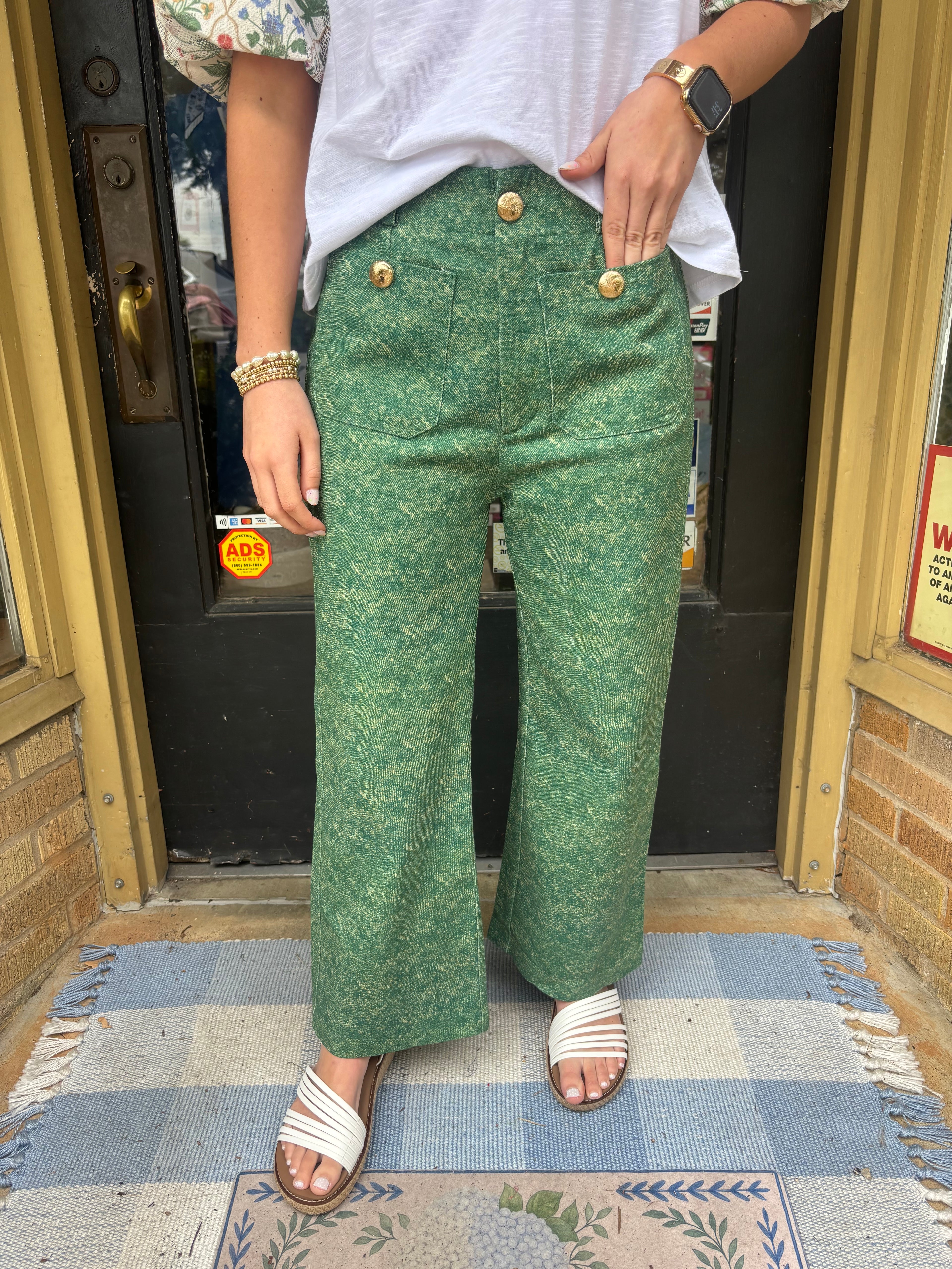 Green Grove Pants