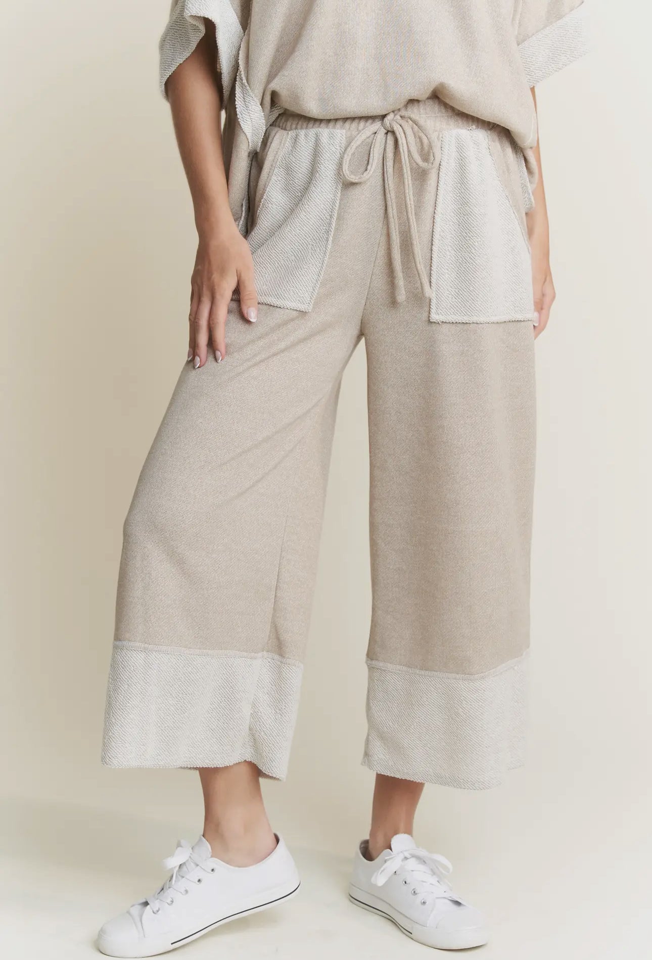 Taupe Loopterry Pants