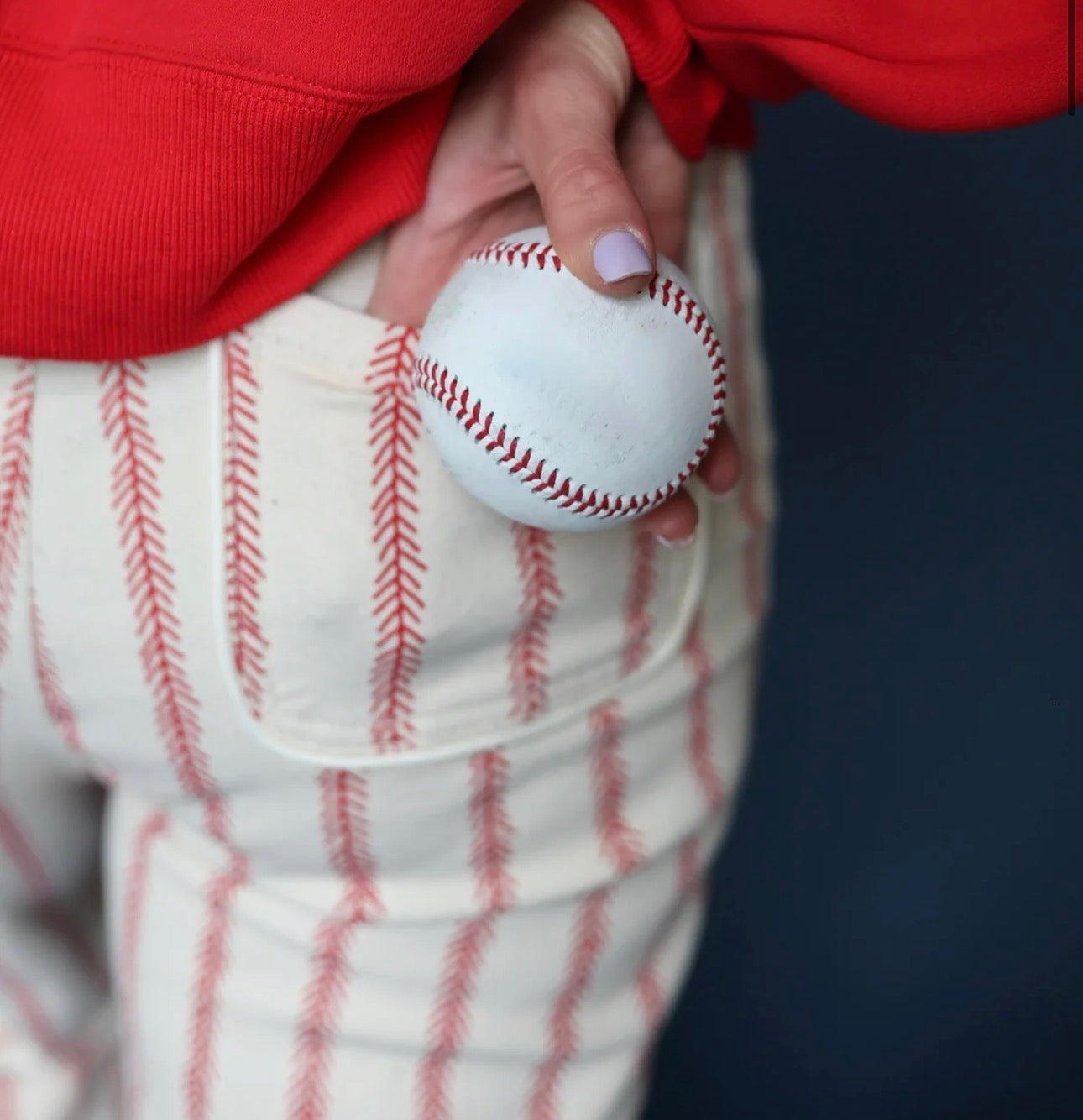 Baseball Stitch Jeans