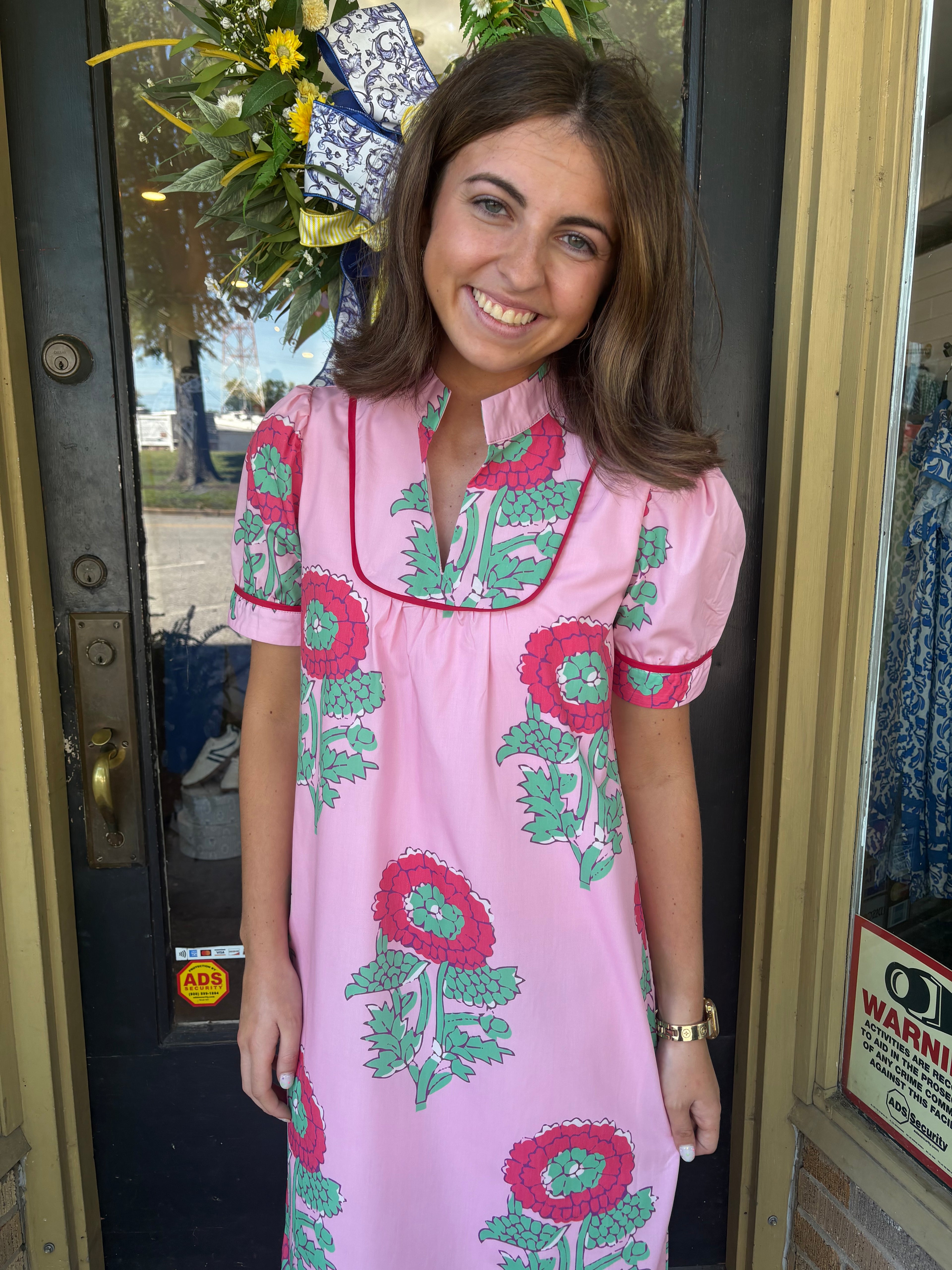 Pink Cherry Bloom Dress
