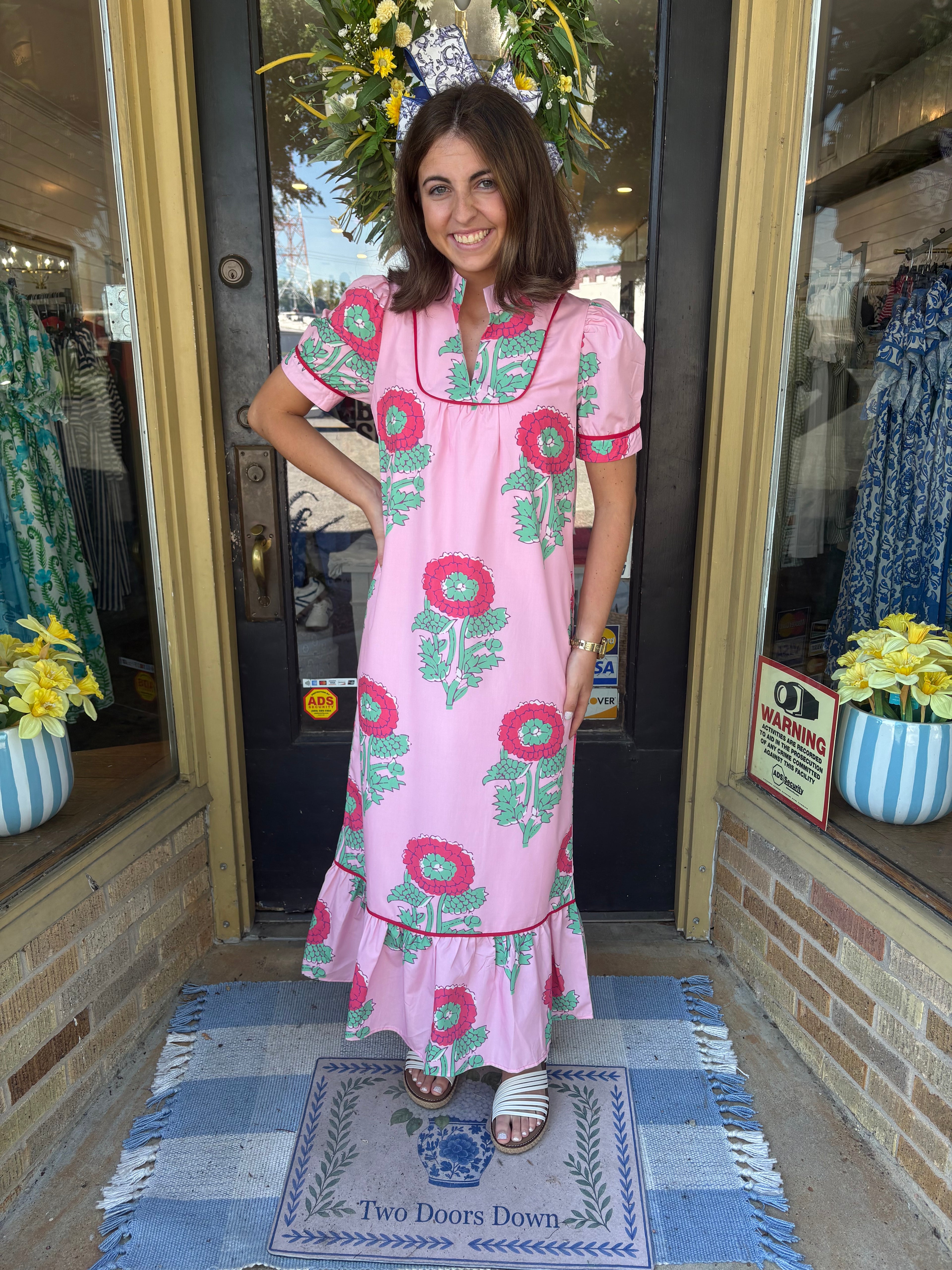 Pink Cherry Bloom Dress