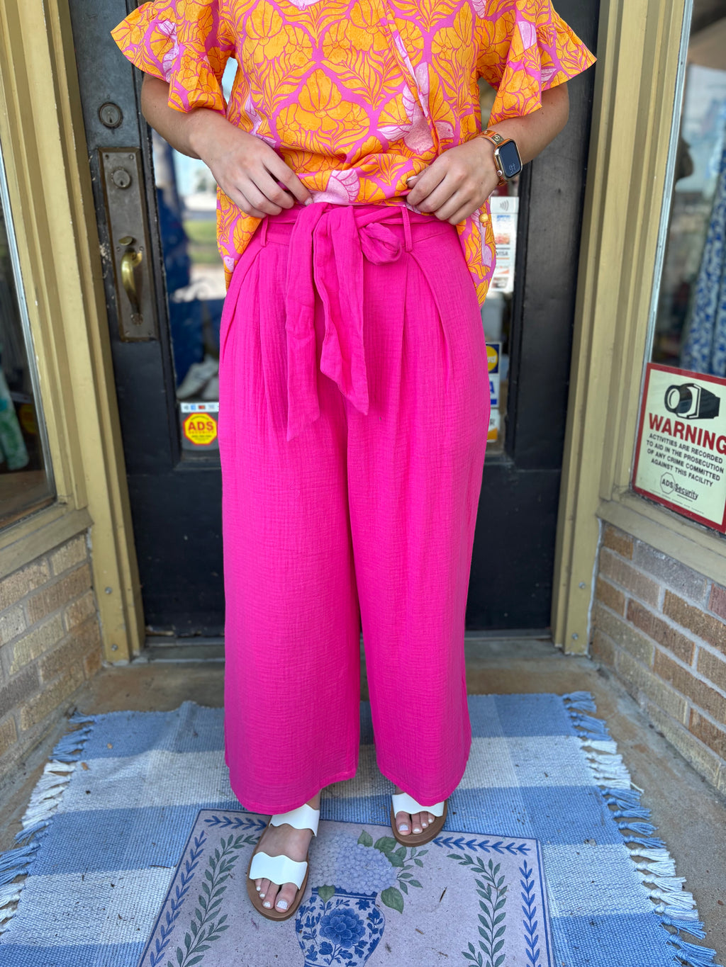 Fuchsia Tres Bien Pants