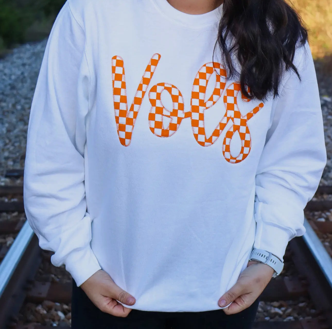 Vols Orange Checkerboard Sweatshirt