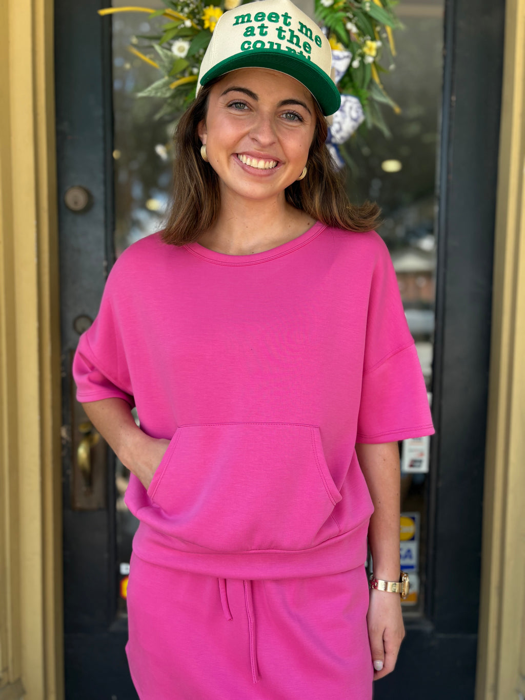 Pink Paradise Scuba Top