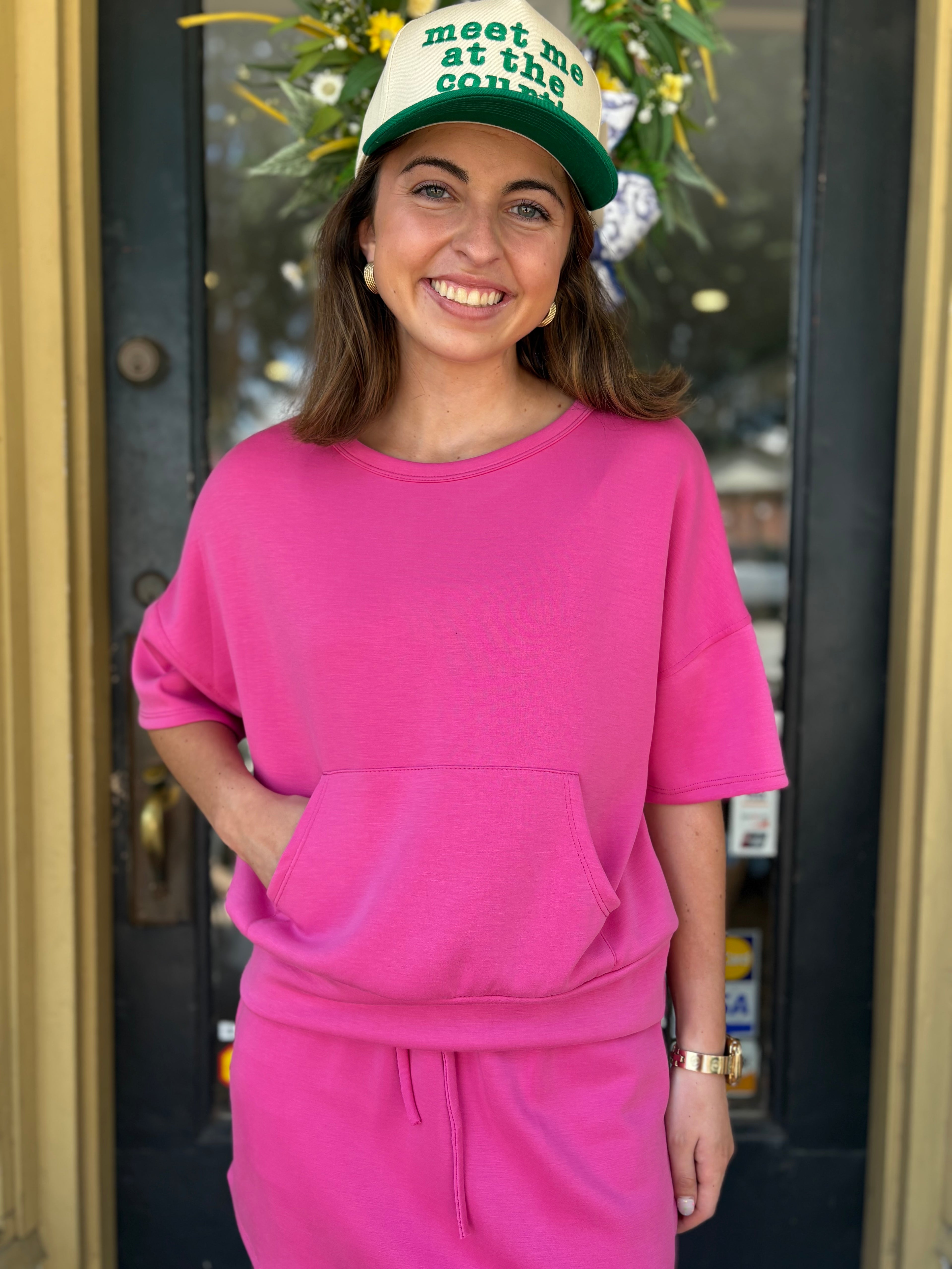Pink Paradise Scuba Top