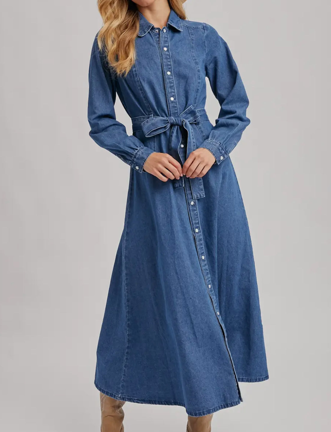 Denim Maxi Dress