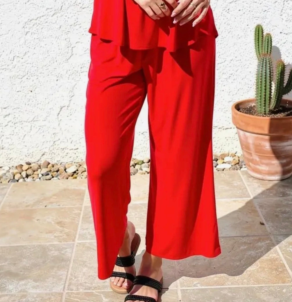 Freedom Flow Pants- Red