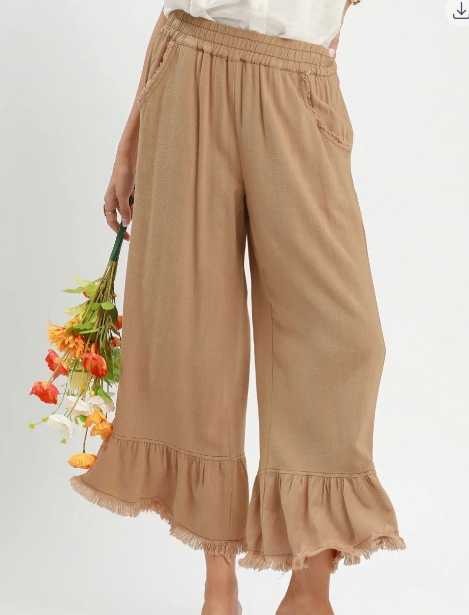 Coffee Break Linen Pants