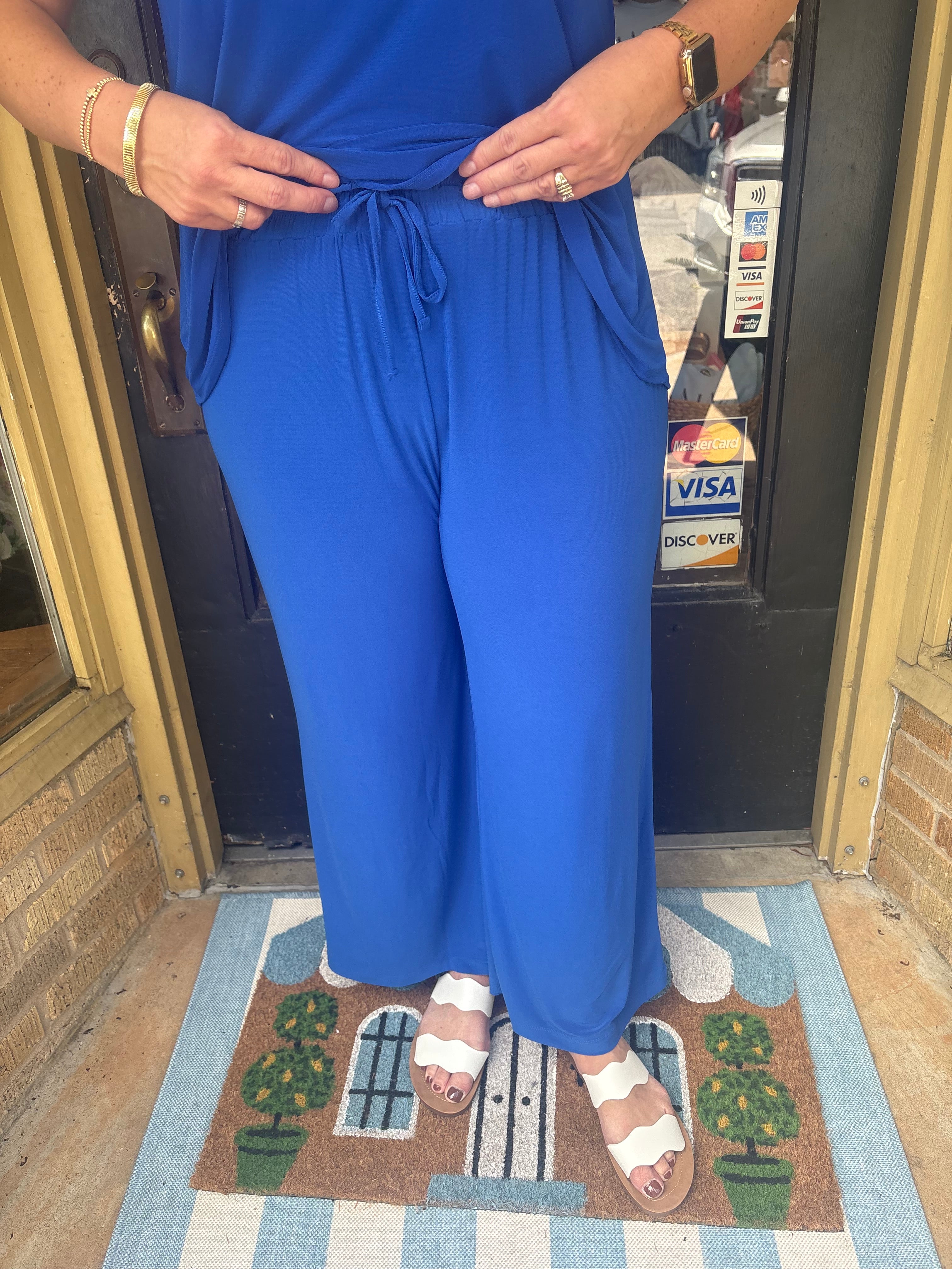 Freedom Flow Pants- Royal Blue