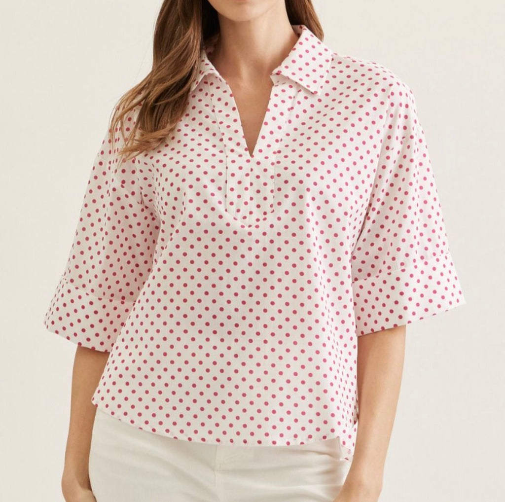 Pink Sugar Dot Blouse