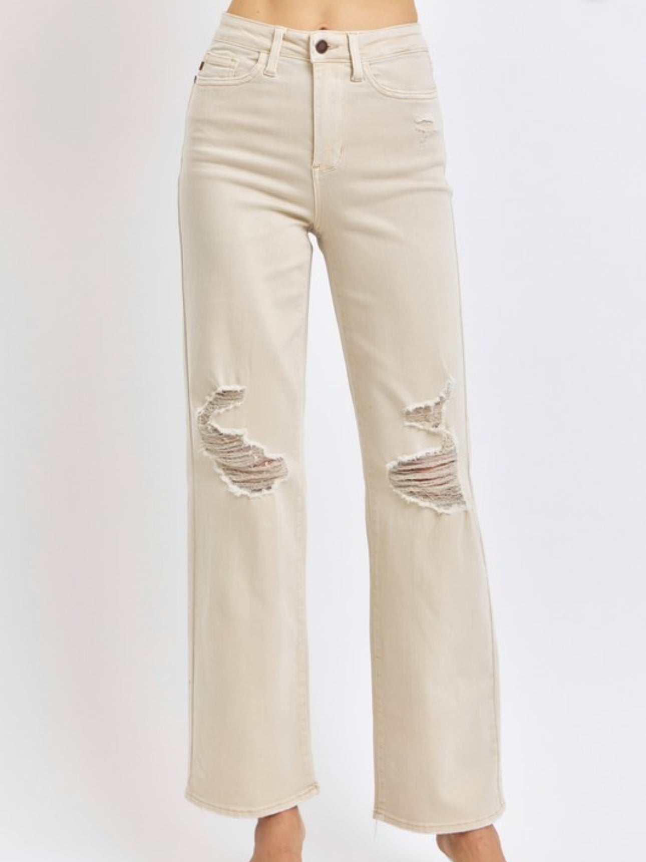 Judy Blue Bone Straight Jeans