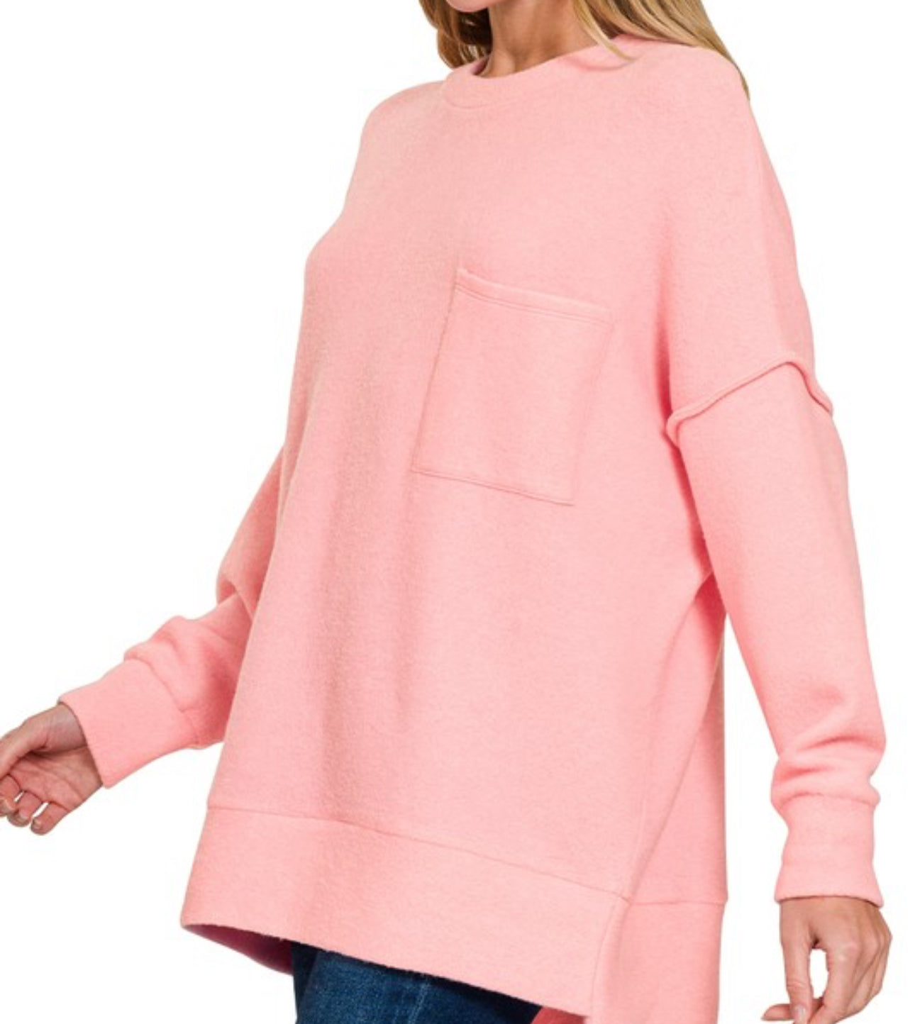 Brushed Melange Sweater