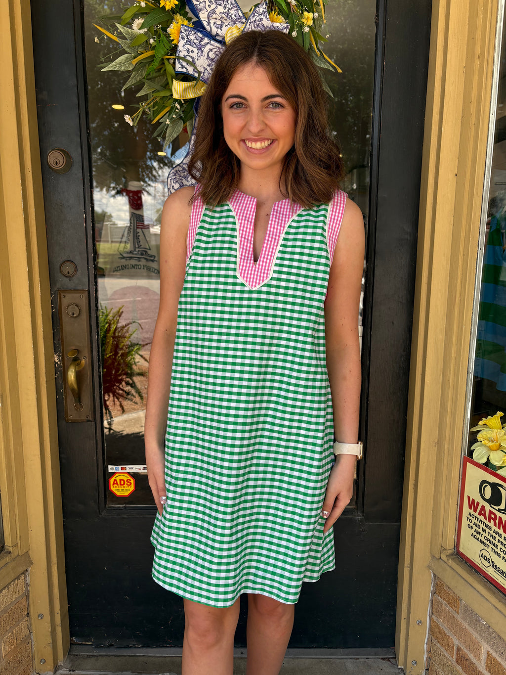 Country Club Check Dress