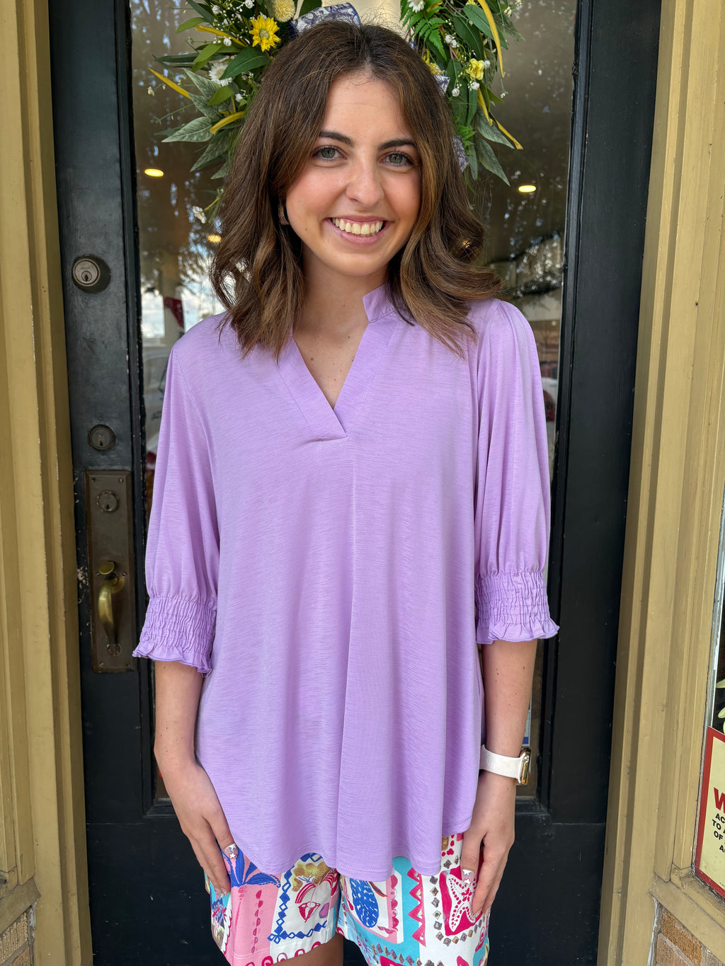 The Lizzy Top- Lilac