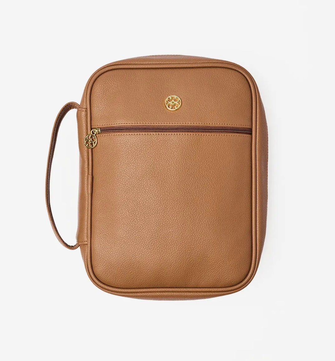Mary Square Bible Cover- Camel