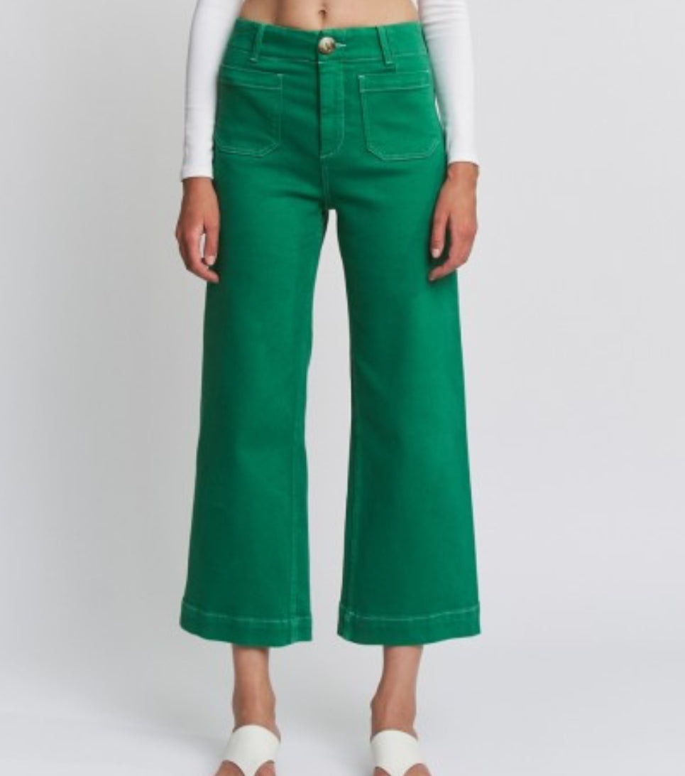 Mica Shamrock Green Jeans