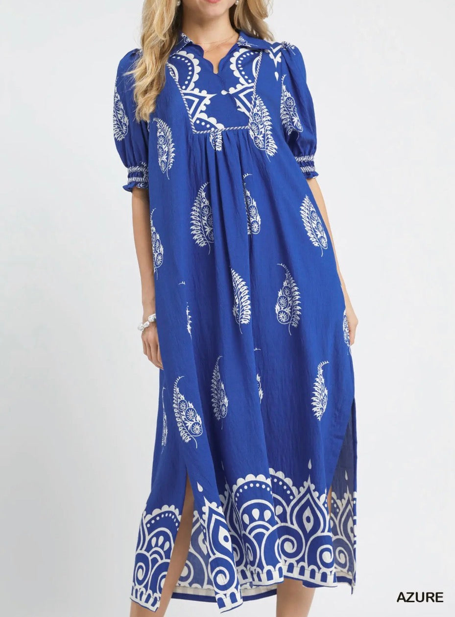 Cobalt Villa Dress