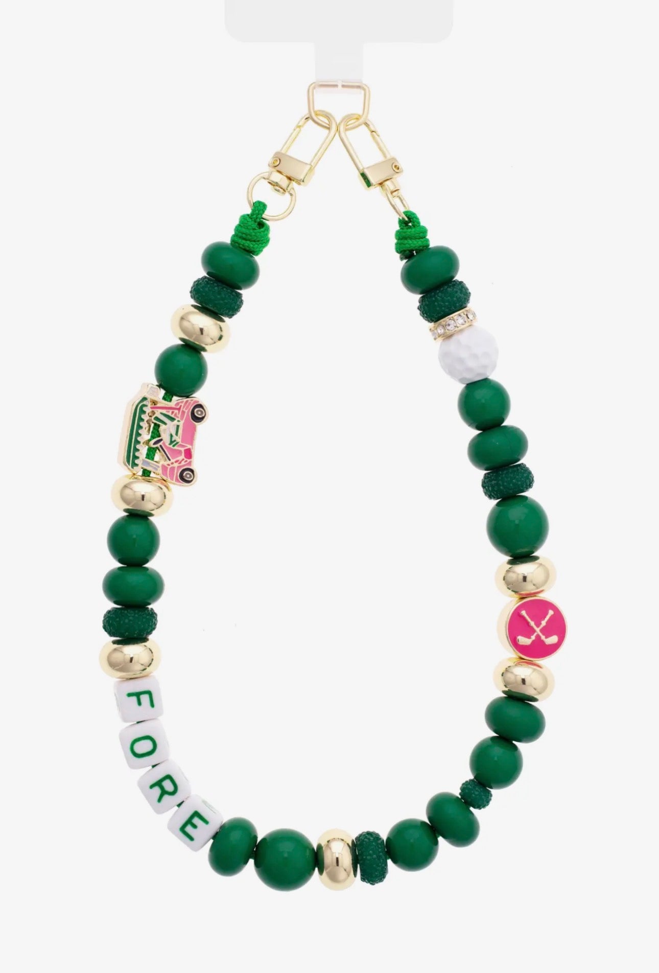 Golf Beaded Wristlet