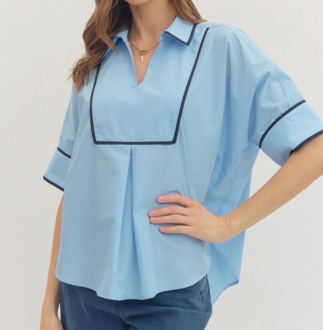 Bayside Blues Top