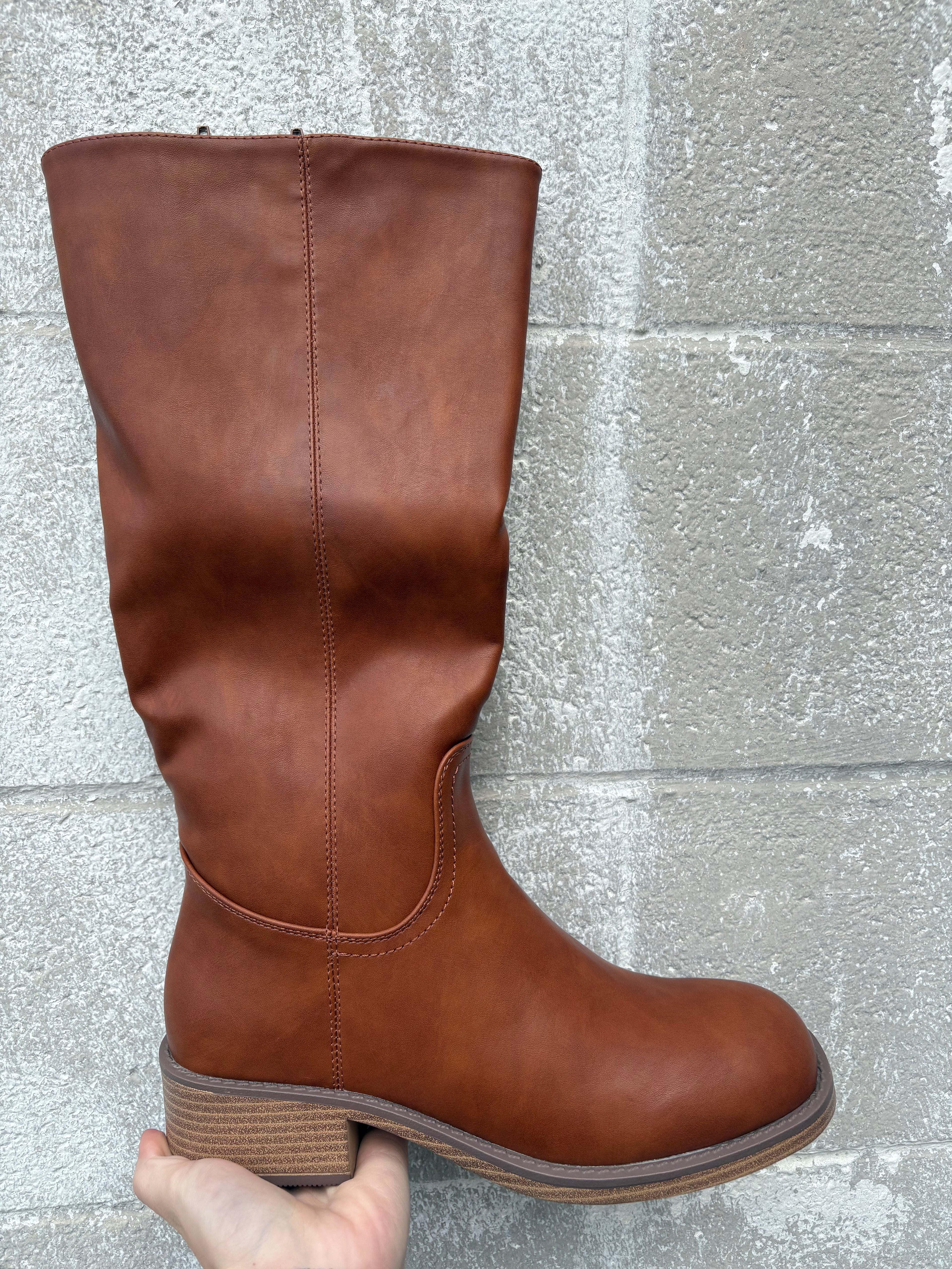 Tall Tan Boots