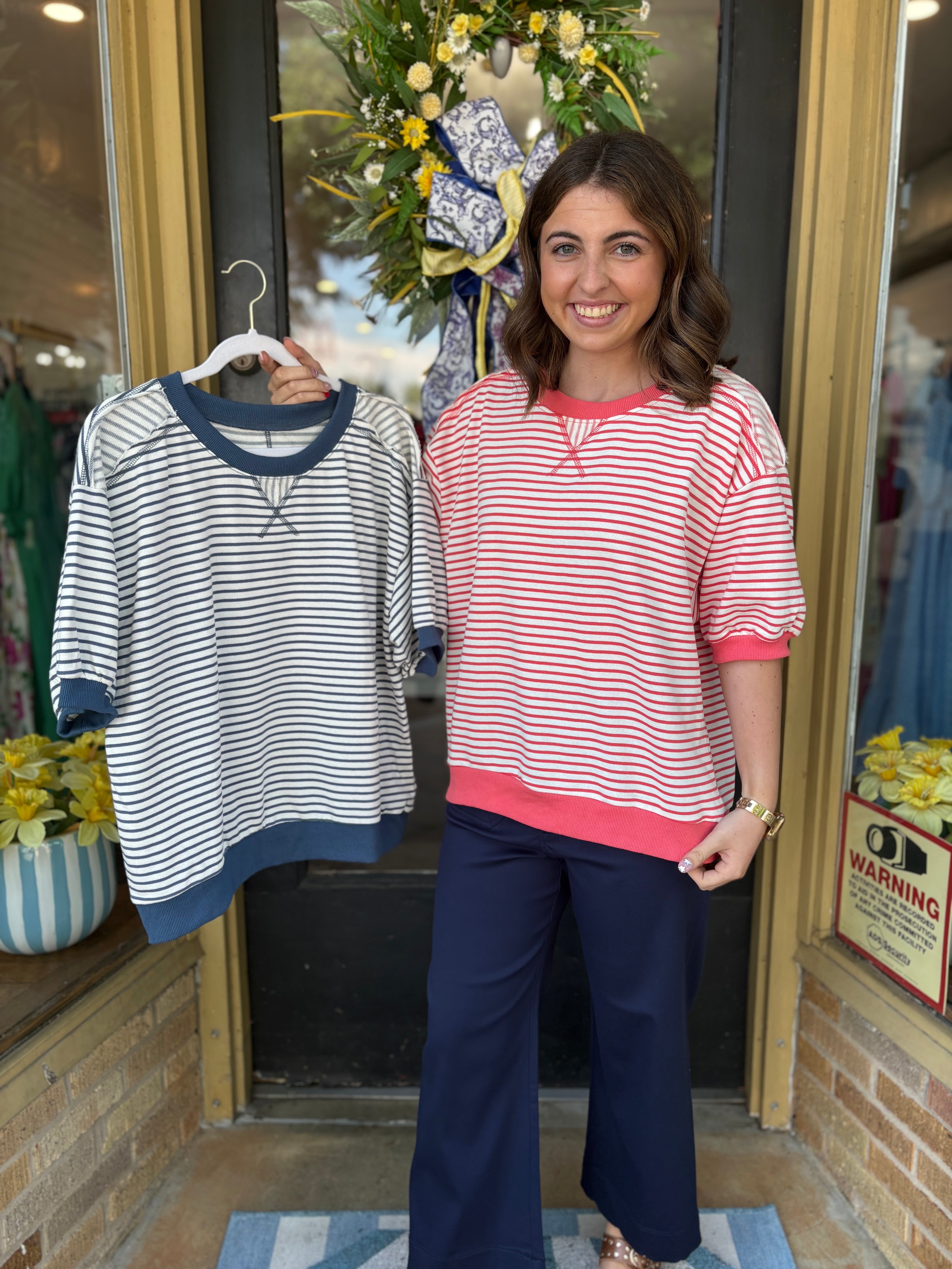 Easy Going Stripe Top