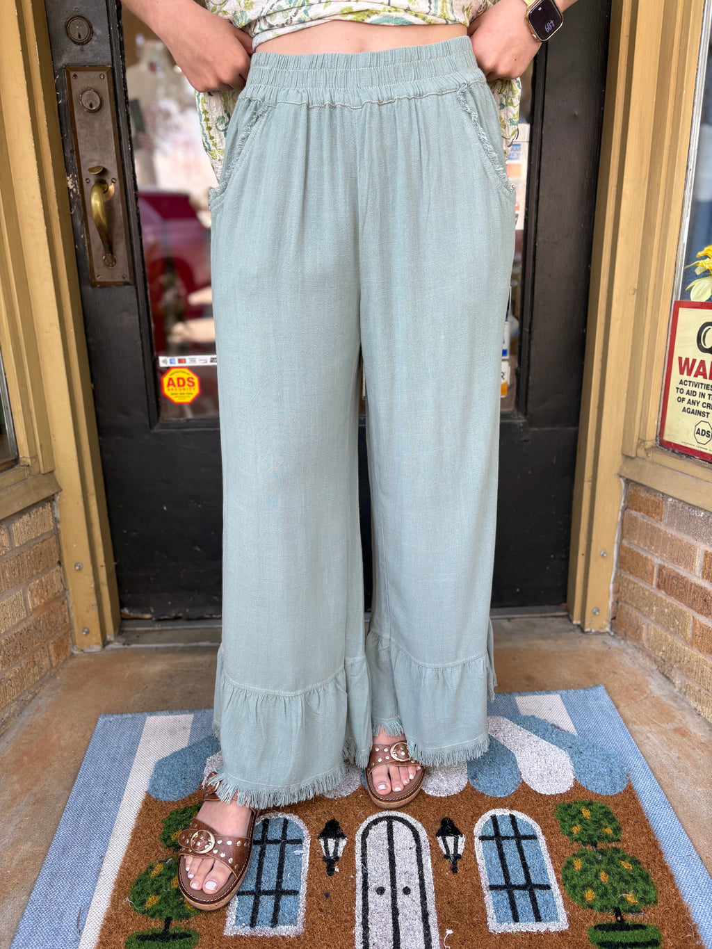 Garden Party Linen Pants