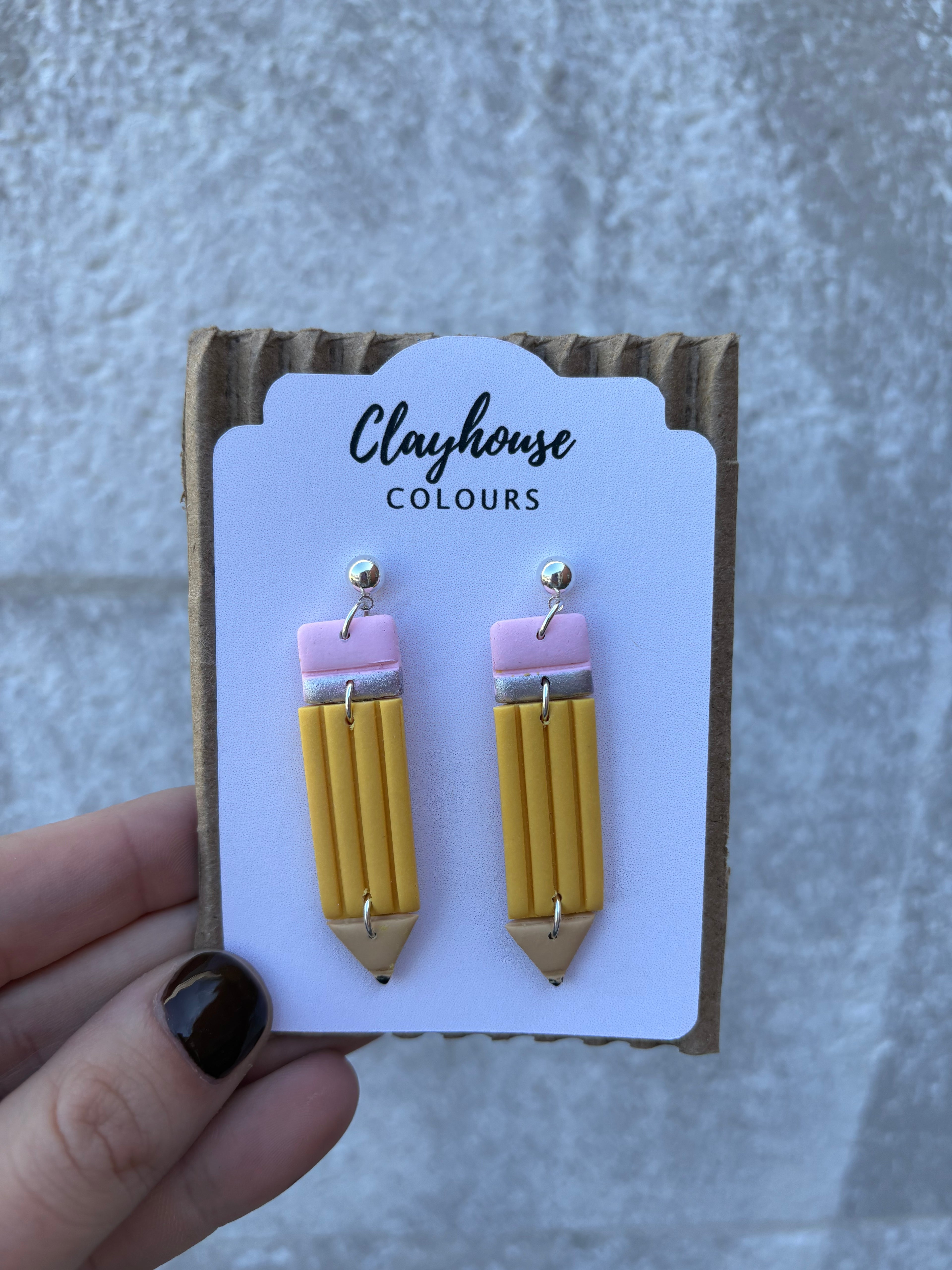 Pencil Dangle Earrings