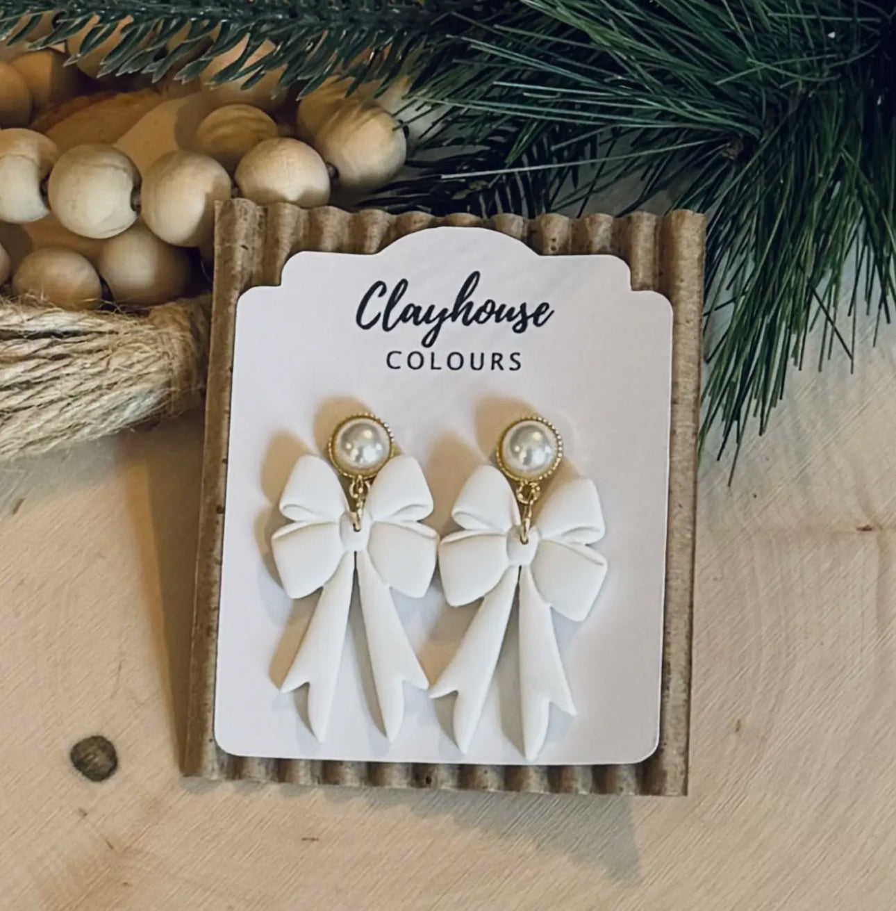 Holiday Bow Earrings