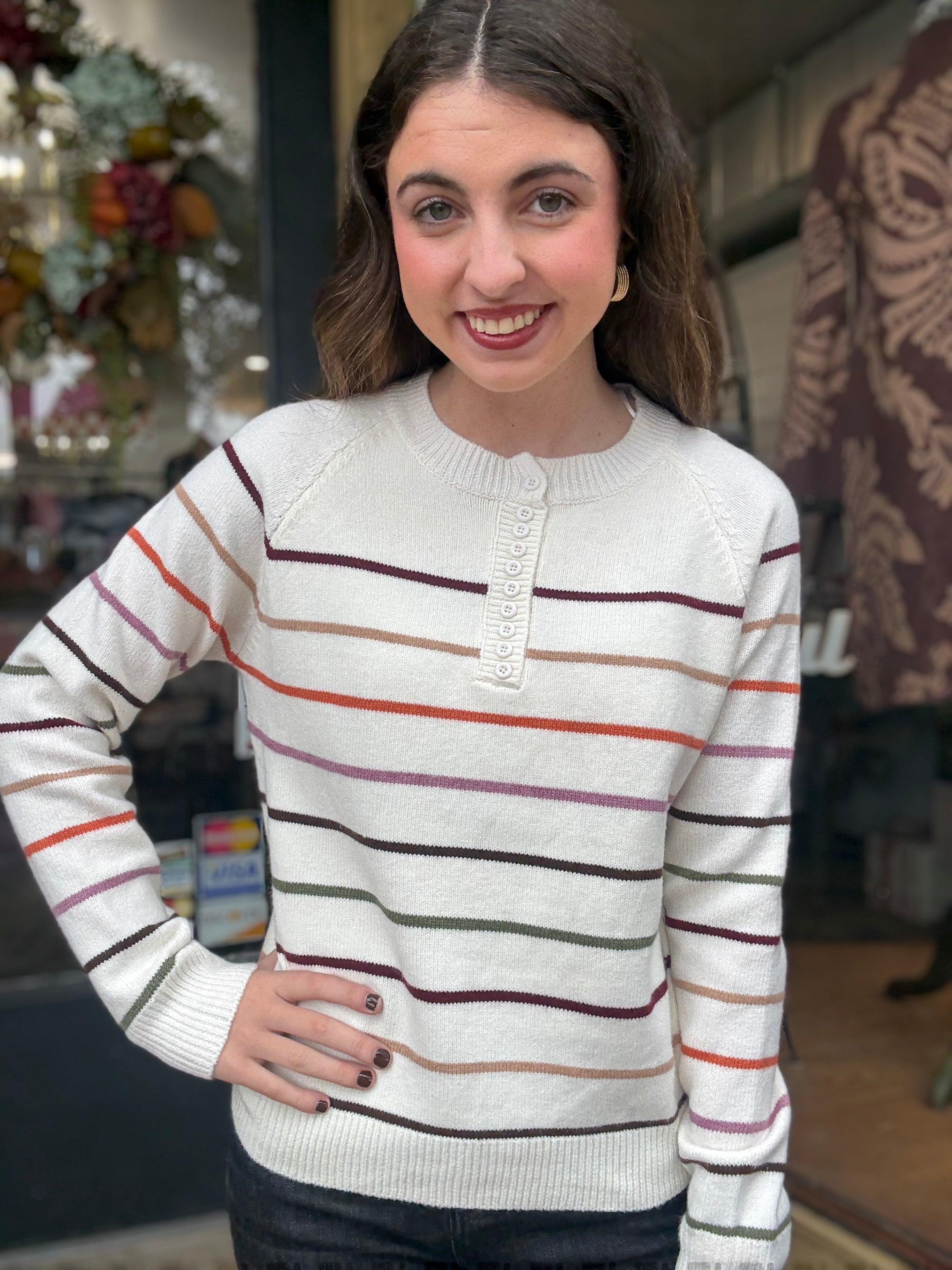 Multi Striped Sweater