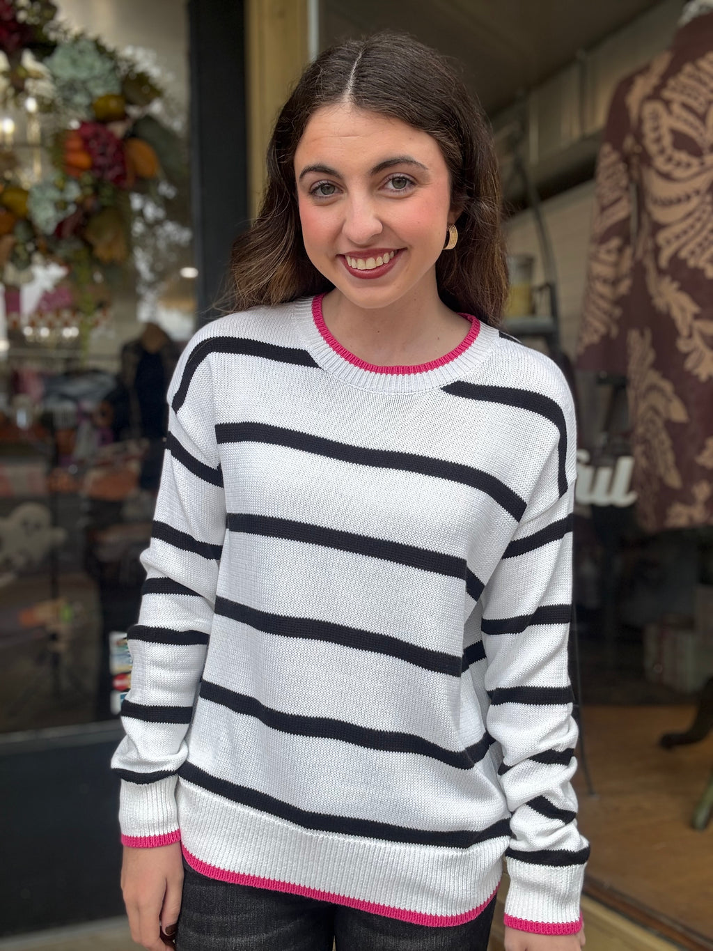 Clover Striped Sweater