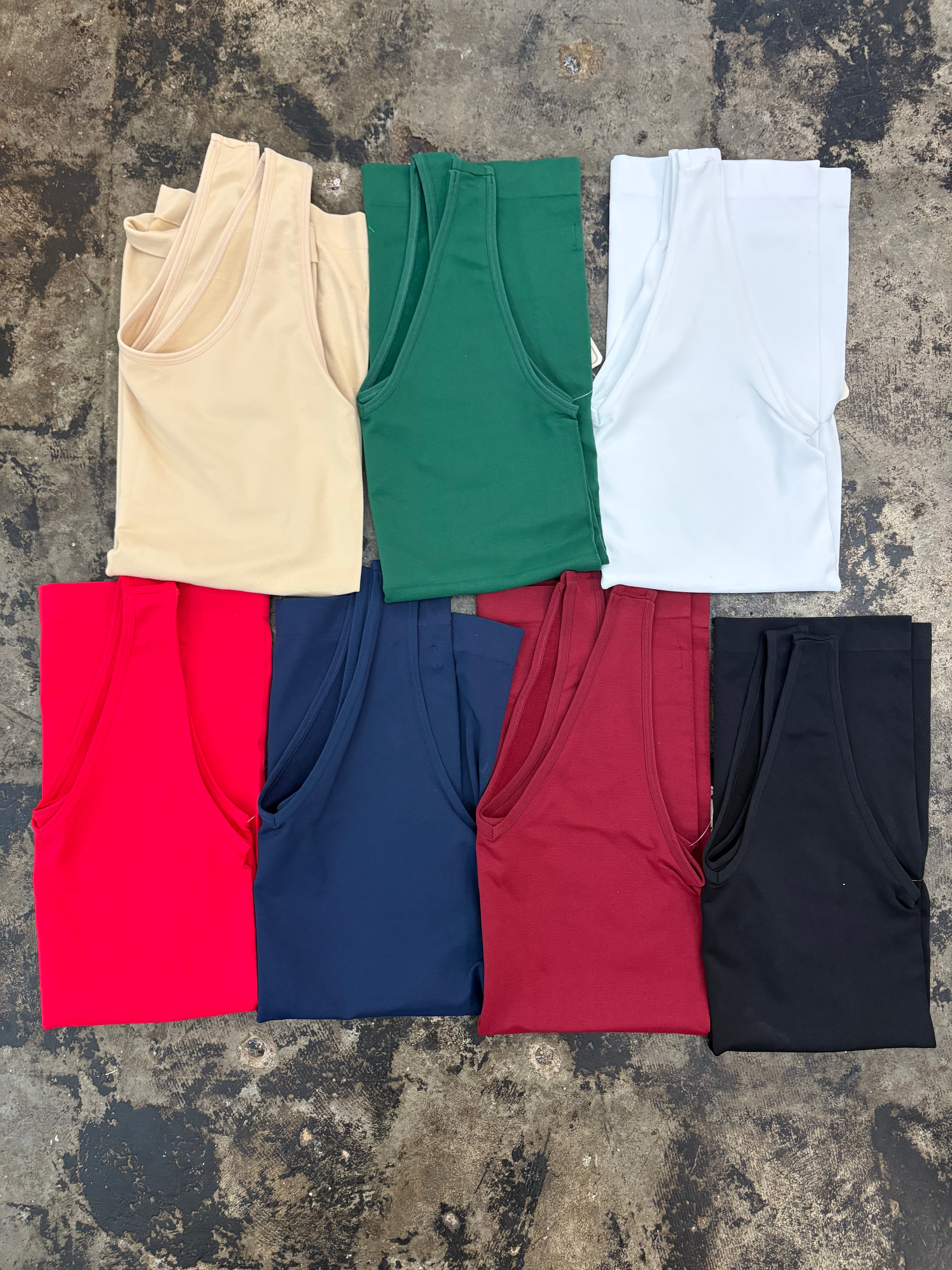 Seamless U or V Neck Tank