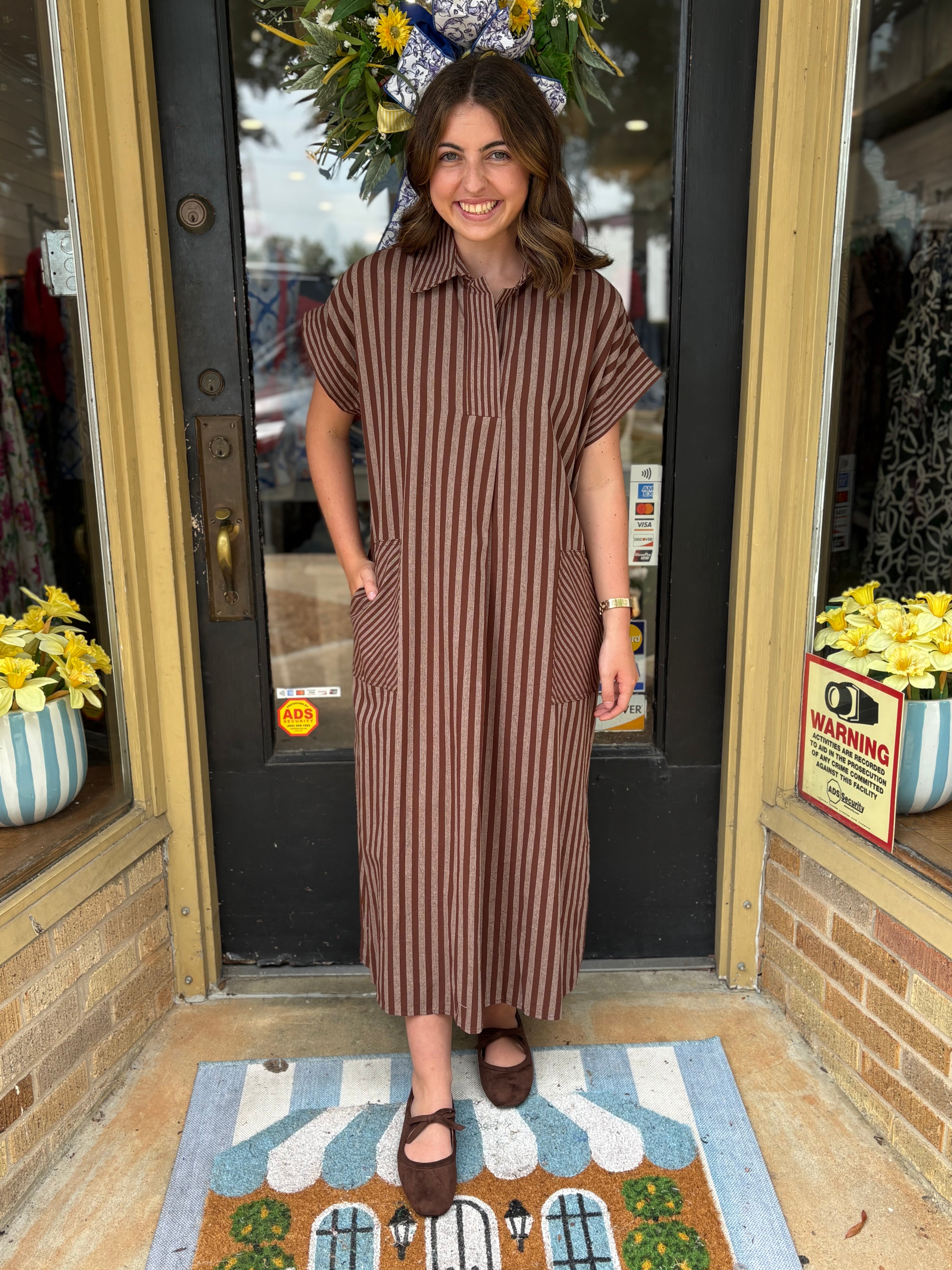 Falling for Stripes Dress