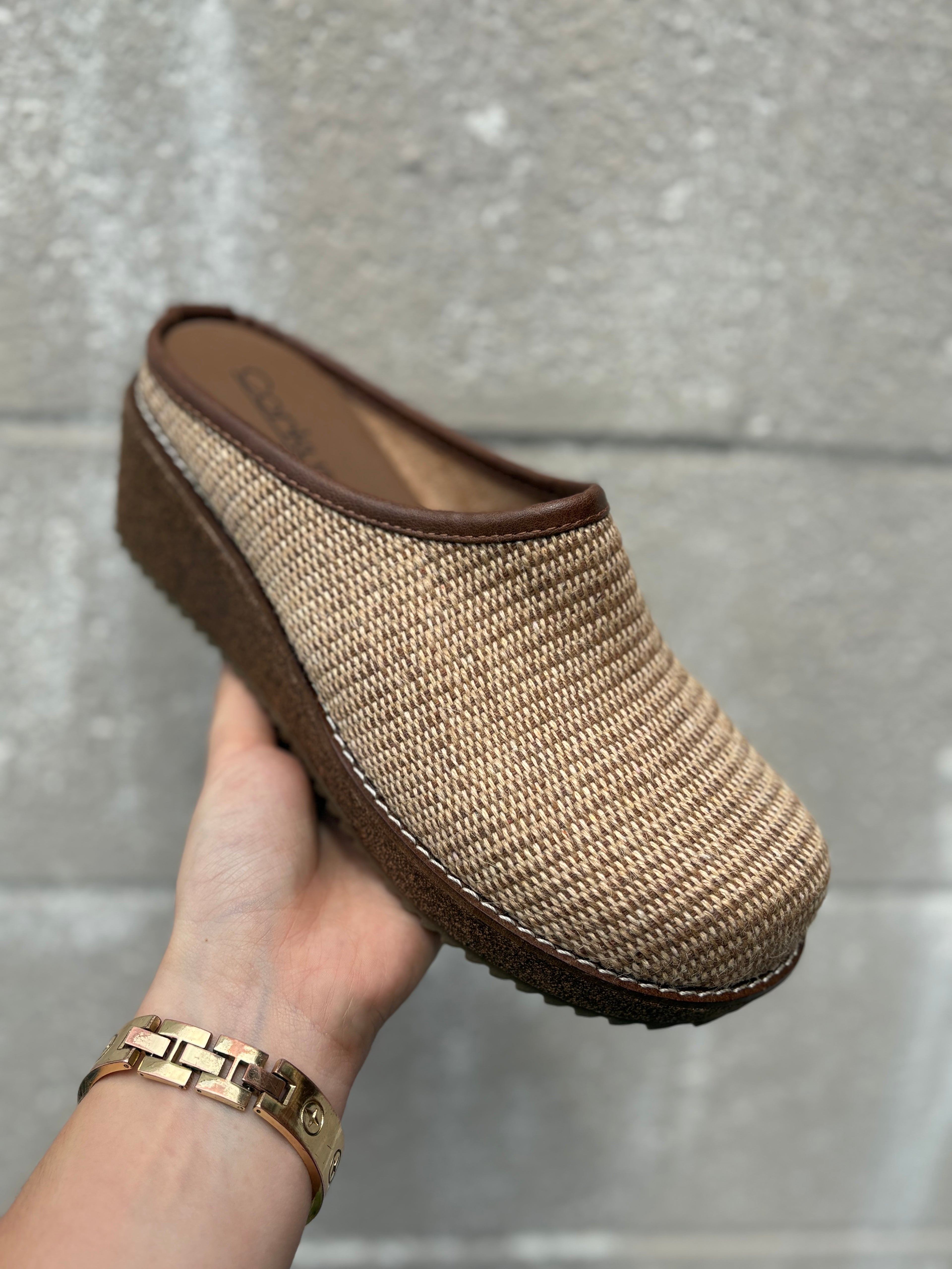 Corkys Better Half Mule Clog- Tobacco Combo