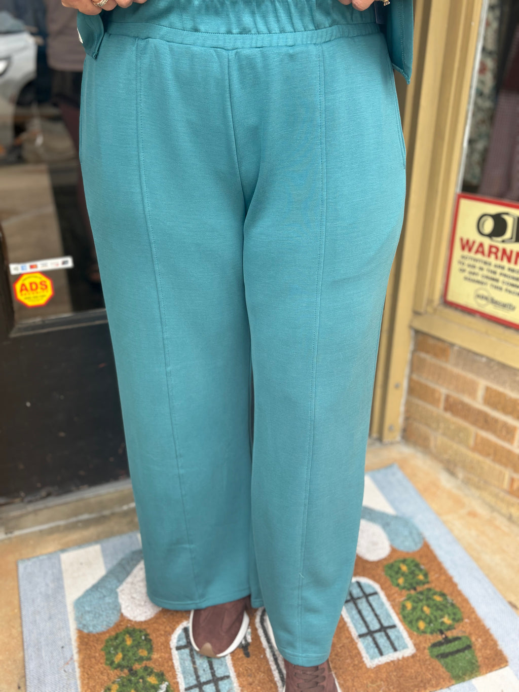 Teal Time Pants