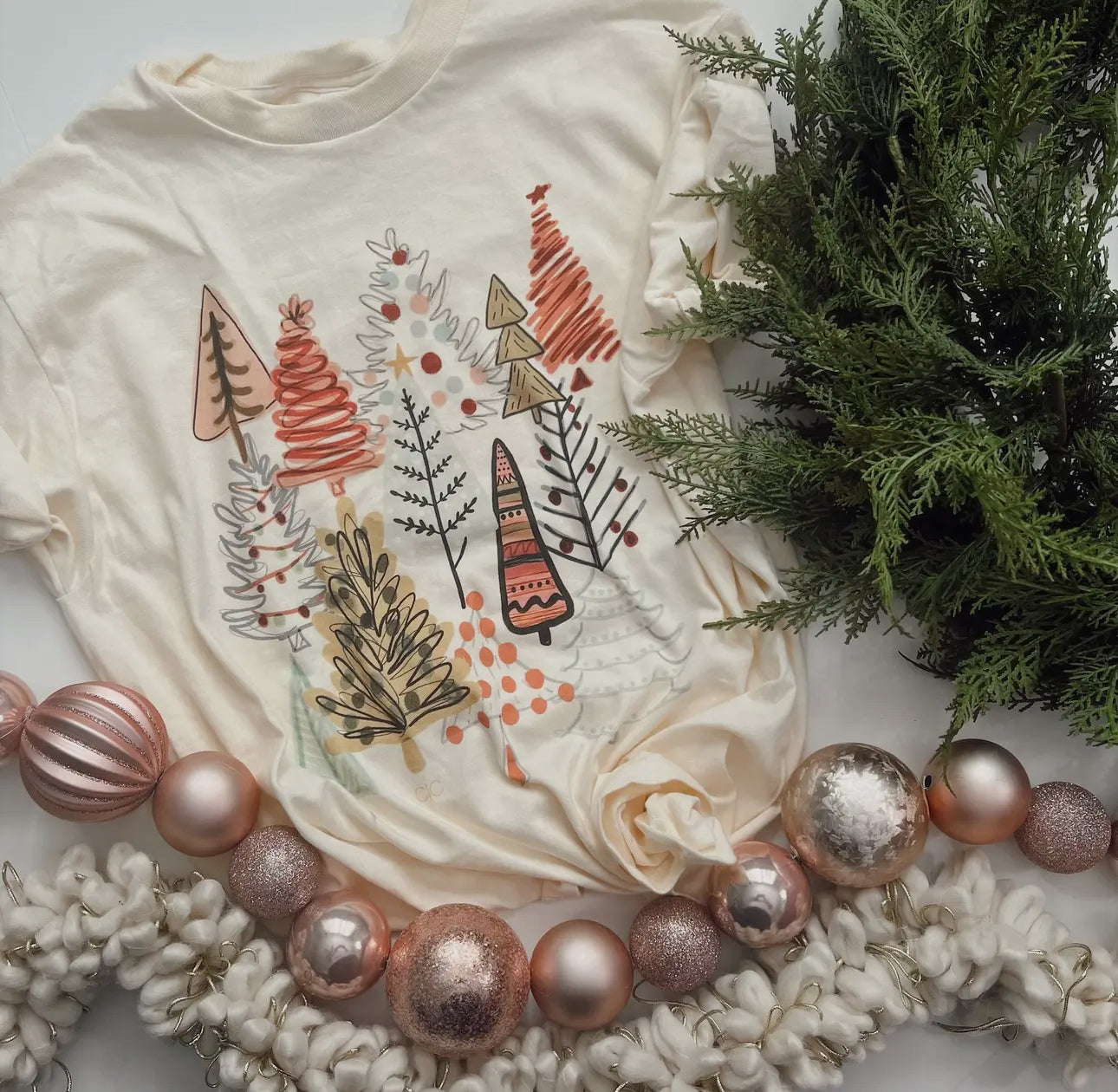 Boho Christmas Tree Farm Tee