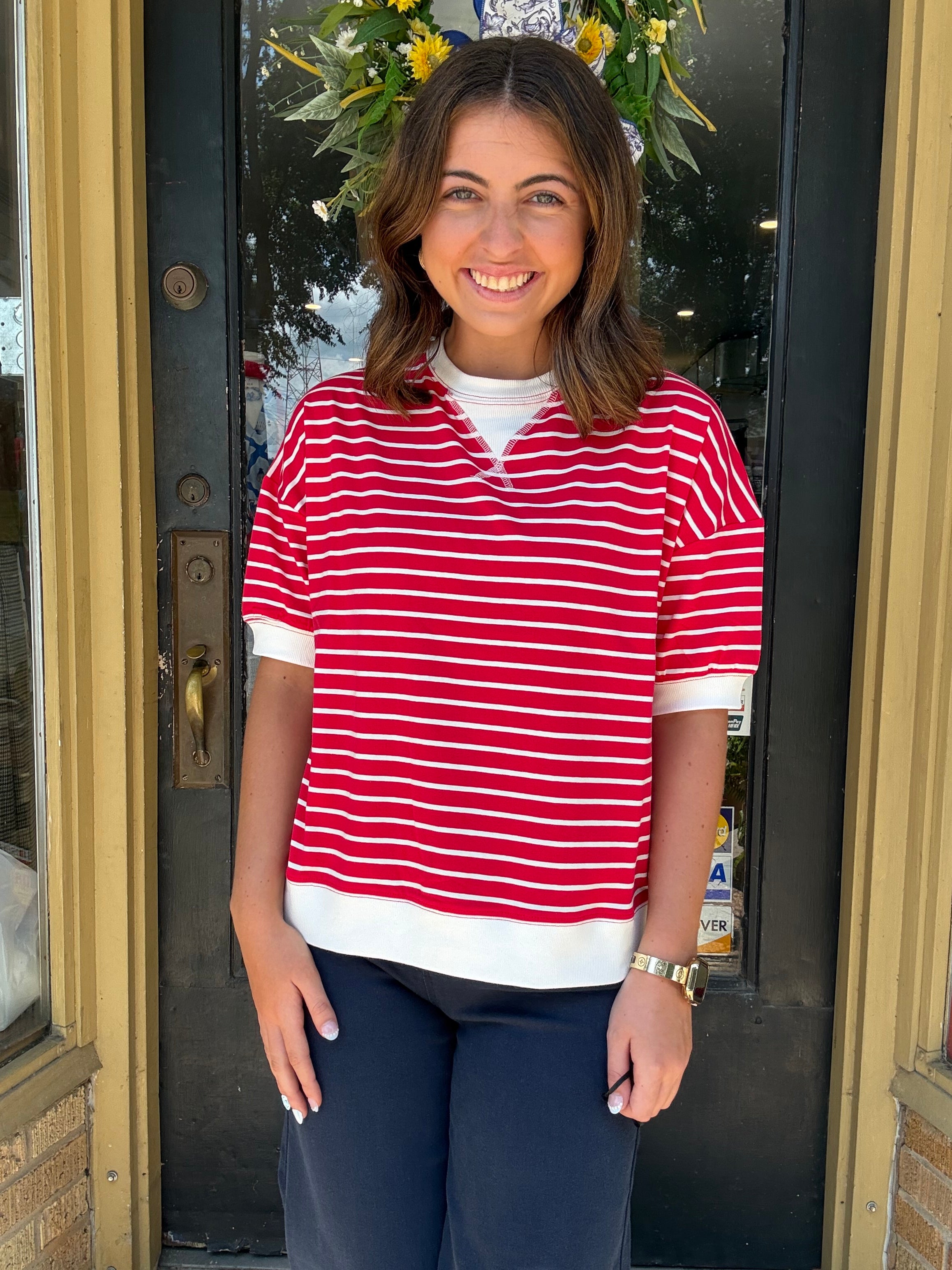 Back to Basics Top- Red
