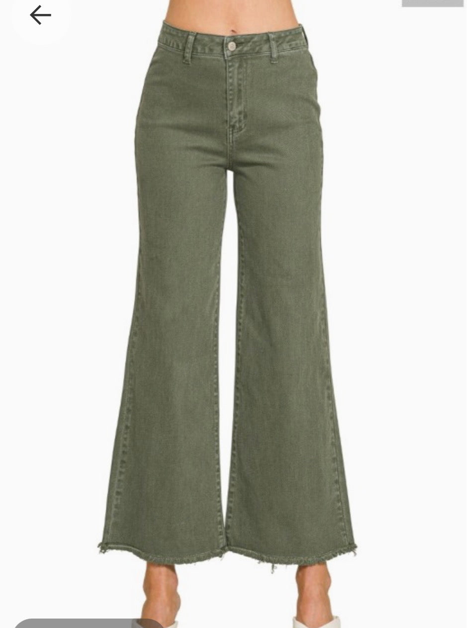 PLUS Simply Bootcut Pants- Dark Olive