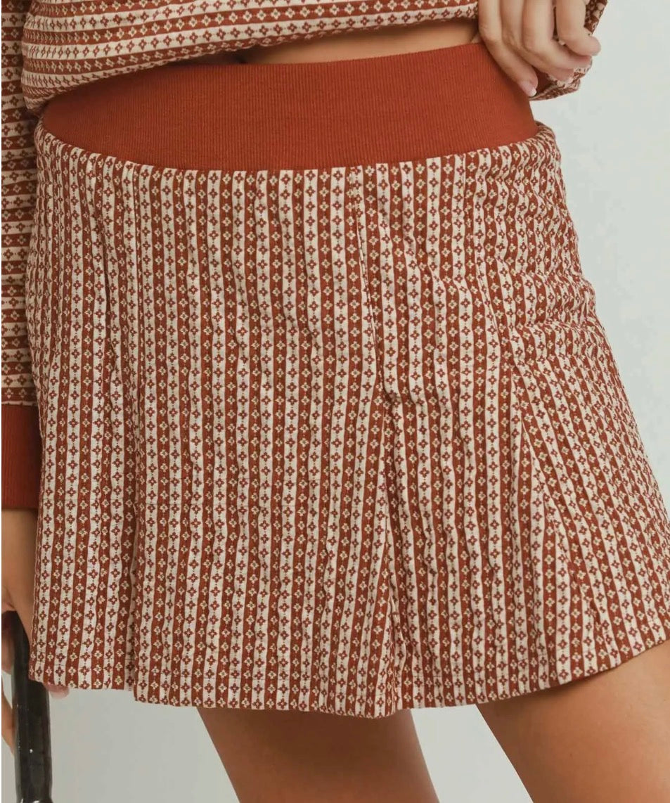 Spiced Autumn Skort