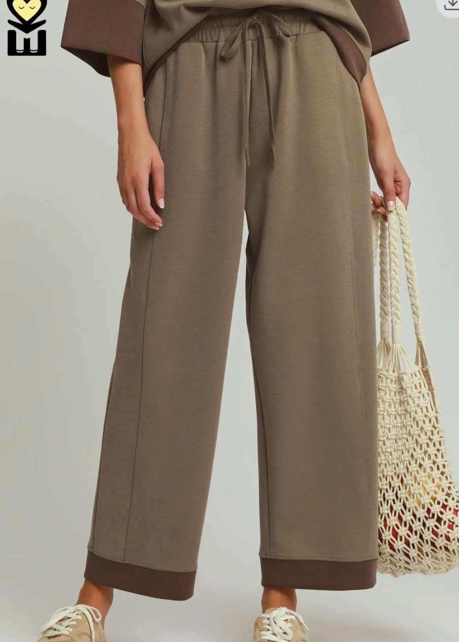 Brown Sugar Cloud Knit Pants