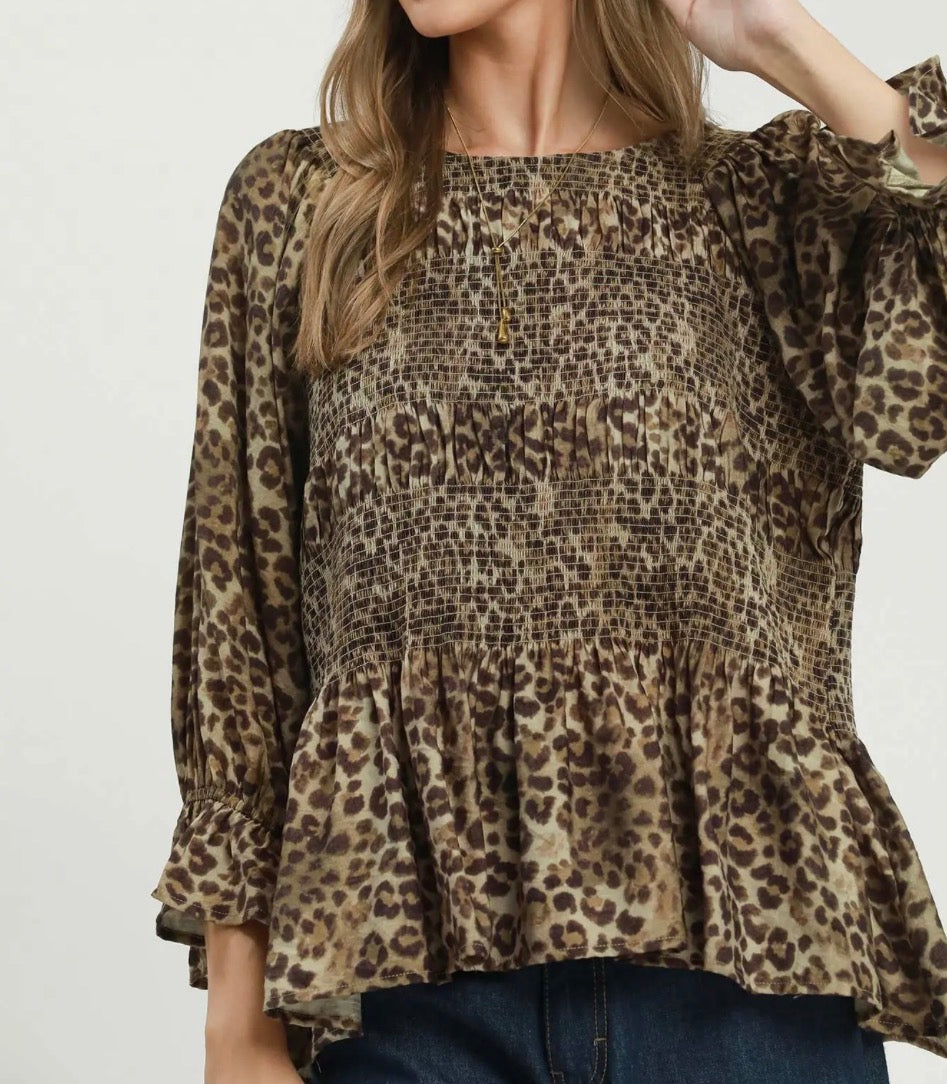 Wildly Yours Smocked Top