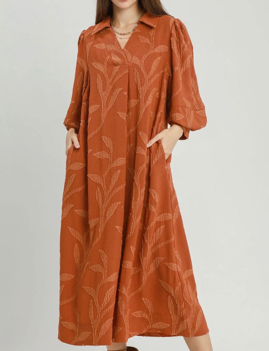 The Sienna Dress- Terracotta