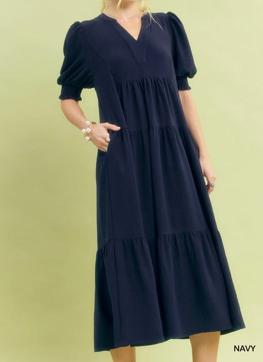 Falling for Navy Dress