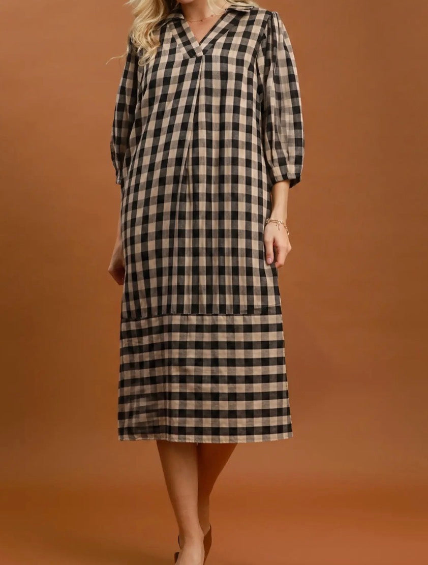 Rustic Plaid Dress