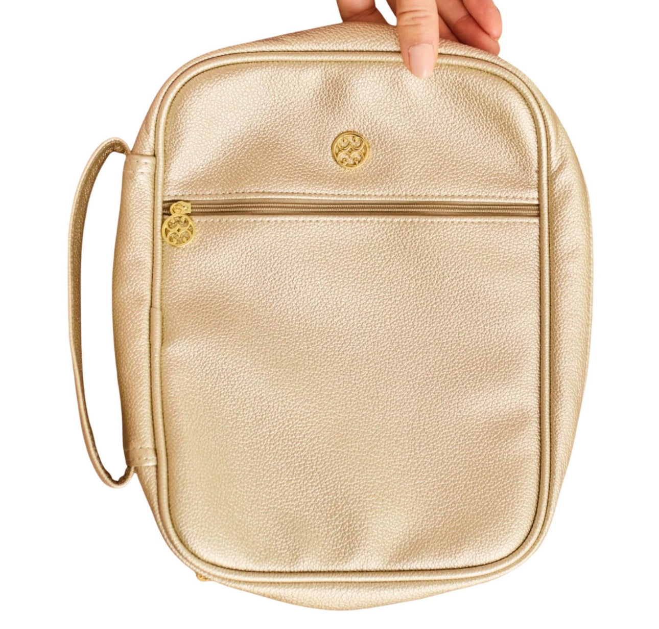 Mary Square Gold Bible Cover