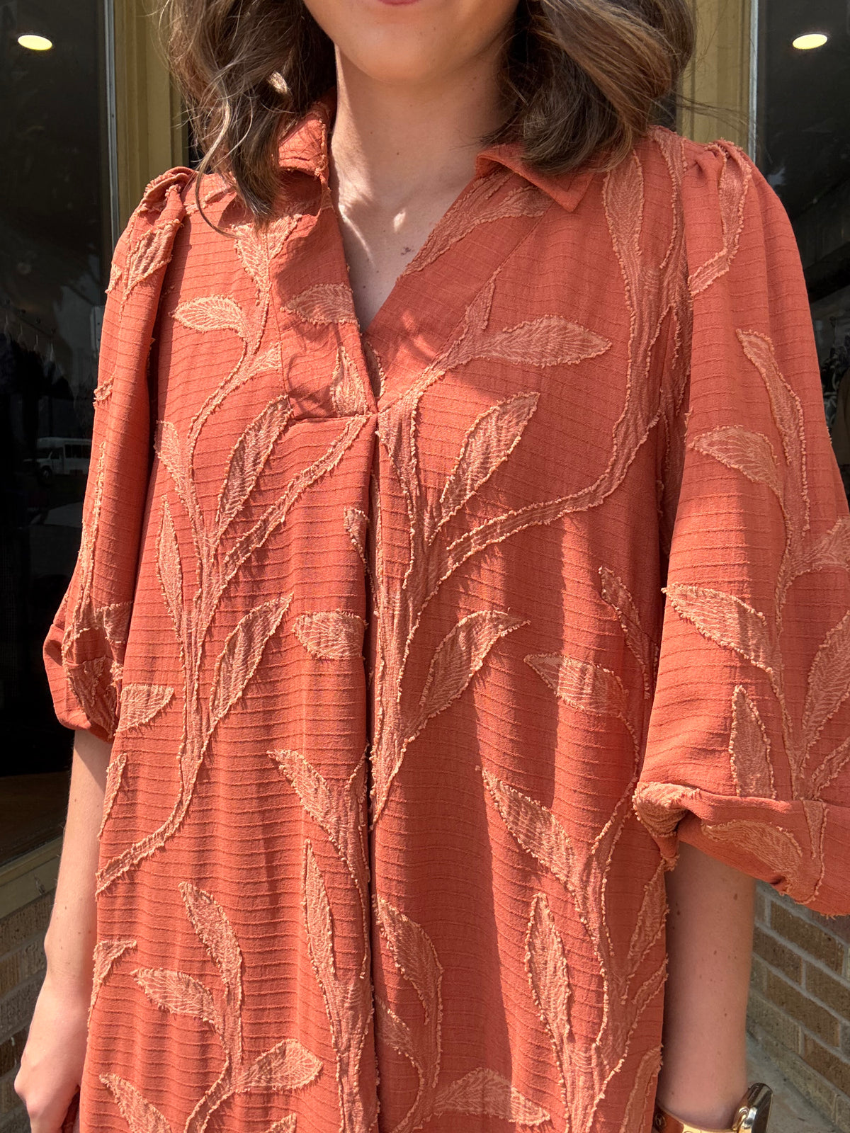 The Sienna Dress- Terracotta