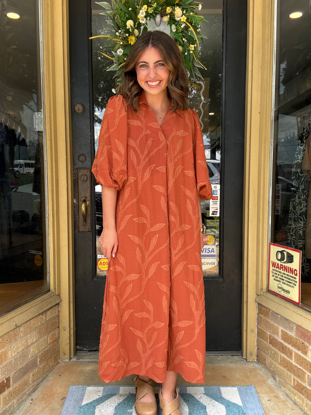 The Sienna Dress- Terracotta