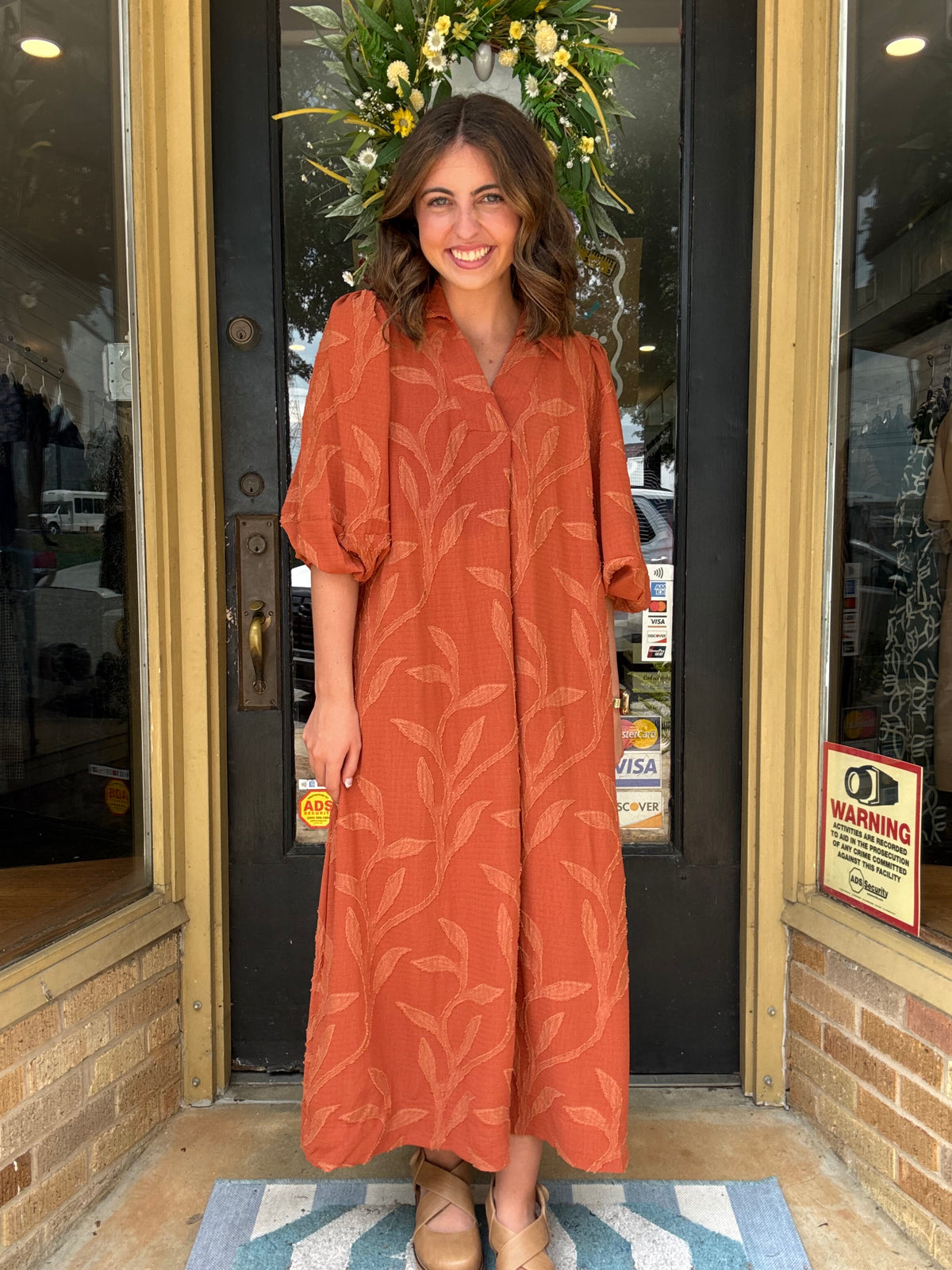 The Sienna Dress- Terracotta