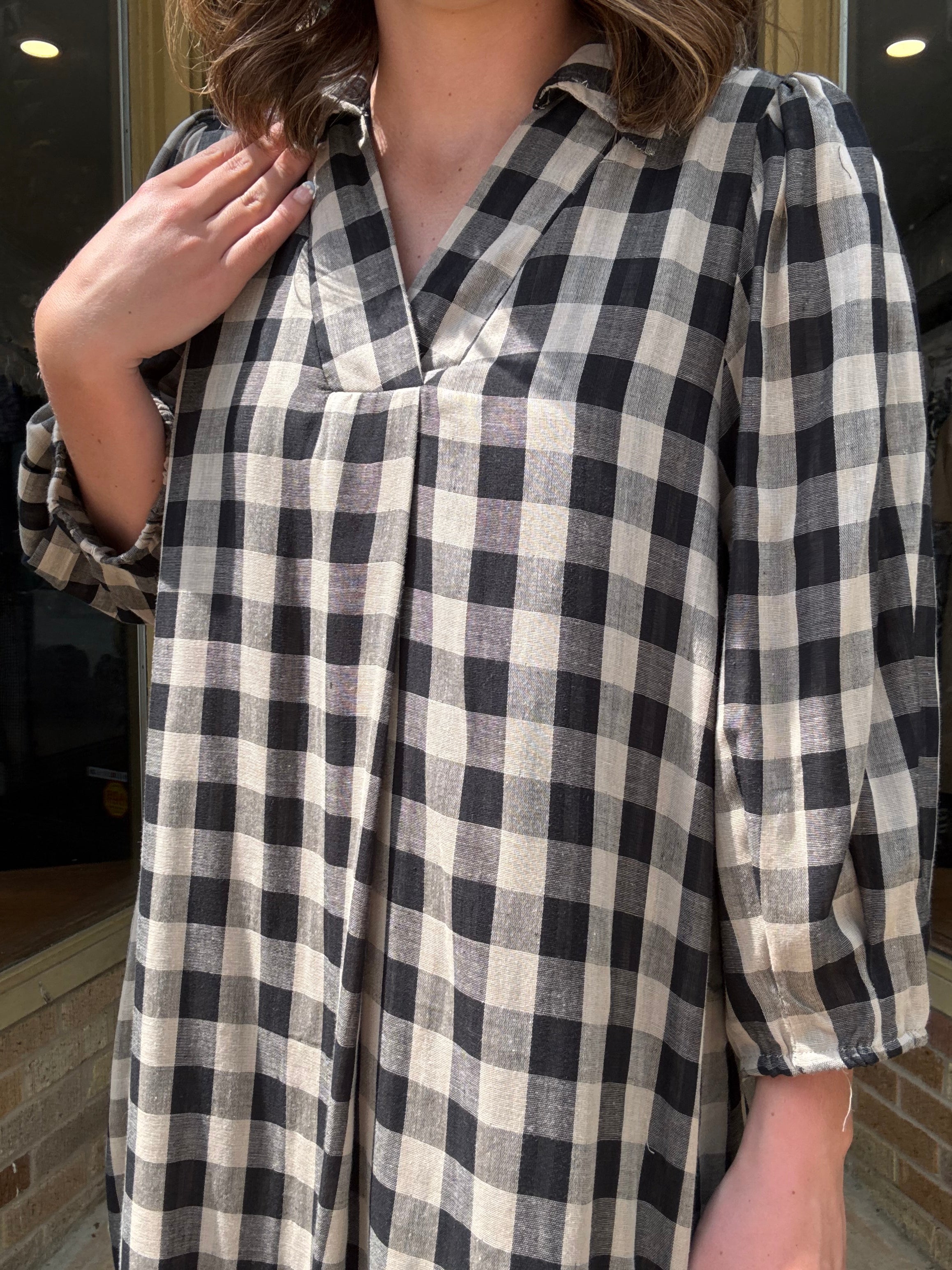 Rustic Plaid Dress