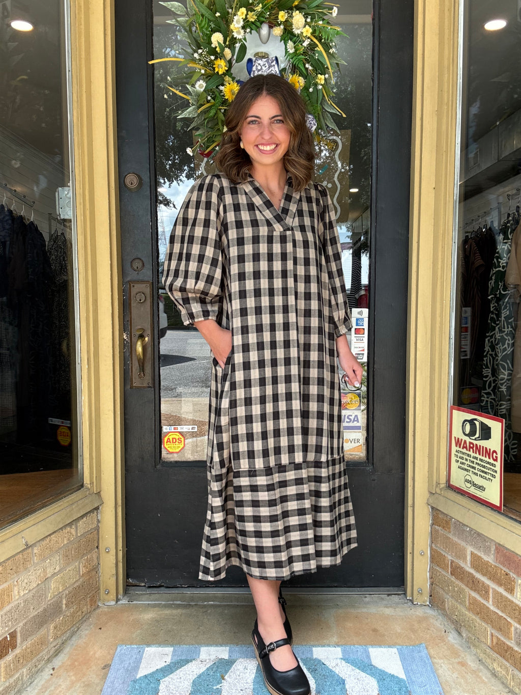 Rustic Plaid Dress